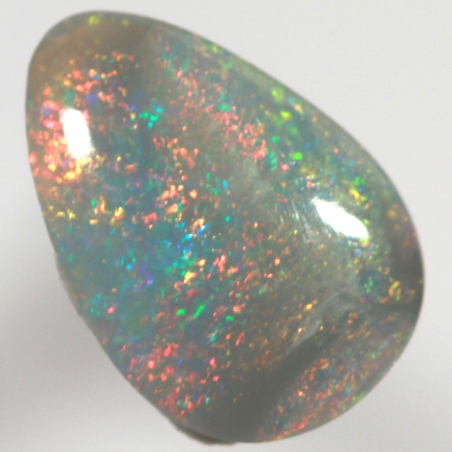 SOLID SEMI BLACK OPAL Sparkling bright fire